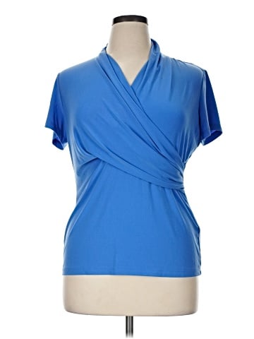 DKNY Short Sleeve Blouse (view 1)