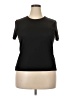 Classic Elements Black Short Sleeve Turtleneck Size 18 - photo 1