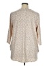 Bobeau Tan 3/4 Sleeve Blouse Size 1X - photo 2