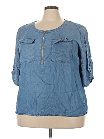 Jones New York Signature 3/4 Sleeve Blouse (view 1)