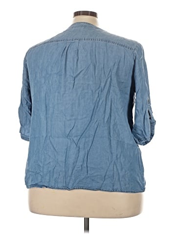 Jones New York Signature 3/4 Sleeve Blouse (view 2)