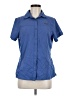Columbia 100% Polyester Blue Short Sleeve Blouse Size M - photo 1