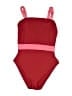 Shan Color Block Burgundy One Piece Swimsuit Size 10 - photo 1