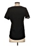 Aqua 100% Polyester Black Short Sleeve Blouse Size XS - photo 2