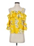 Fab'rik 100% Polyester Yellow Sleeveless Blouse Size S - photo 1