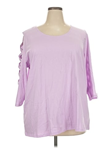 Roaman's 3/4 Sleeve T-Shirt (view 1)