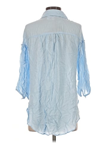 Listicle 3/4 Sleeve Button-Down Shirt (view 2)