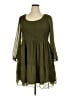 Old Navy 100% Polyester Green Casual Dress Size XXL - photo 1