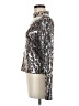 A.L.C. Animal Print Gold Long Sleeve Blouse Size 8 - photo 5