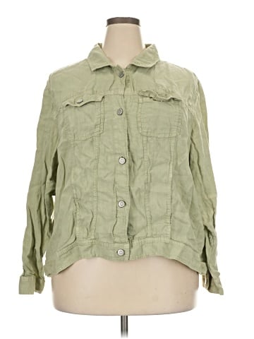 Jones New York 3/4 Sleeve Button-Down Shirt (view 1)