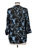 Cocomo 100% Polyester Blue 3/4 Sleeve Blouse Size M - photo 2