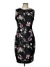 Calvin Klein Floral Black Cocktail Dress Size 12 - photo 1