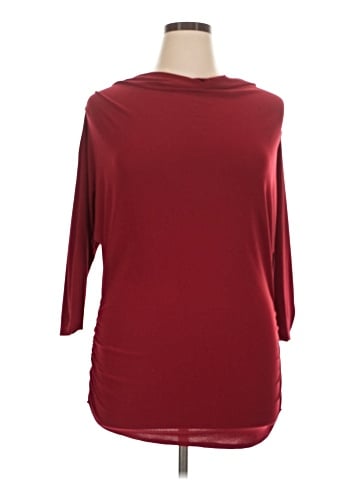 NY Collection 3/4 Sleeve Top (view 1)