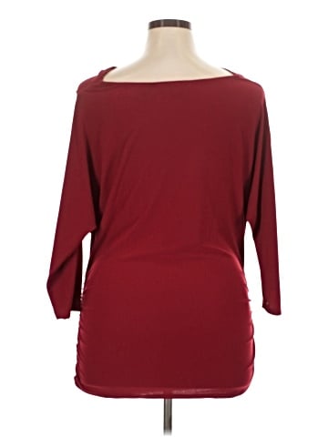 NY Collection 3/4 Sleeve Top (view 2)