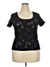 Torrid Black Short Sleeve Top Size 3X Plus (3) - photo 1