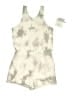 Athleta Tie-dye Ivory Gray Romper Size 12 - photo 1