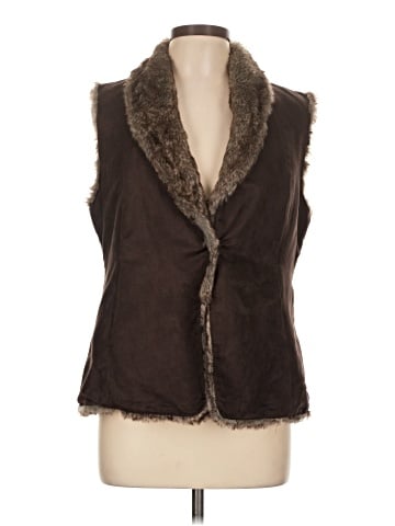 Crosby Faux Fur Vest (view 1)