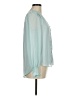 1.State 100% Polyester Teal 3/4 Sleeve Blouse Size M - photo 4