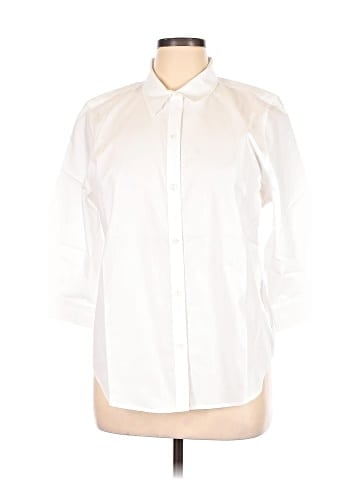 Coldwater Creek 3/4 Sleeve Button-Down Shirt (view 1)