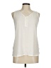 Express 100% Polyester Ivory Sleeveless Blouse Size M - photo 1