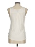 Express 100% Polyester Ivory Sleeveless Blouse Size M - photo 2