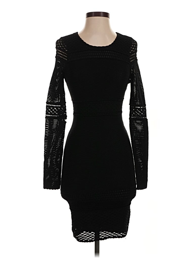 Pre-owned Torn By Ronny Kobo Cocktail Dress In Black