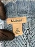 L.L.Bean Blue Cardigan Size M - photo 7