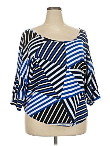 Ashley Stewart 3/4 Sleeve Blouse (view 1)