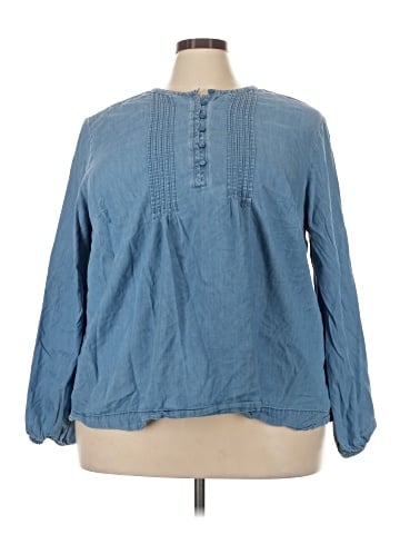 St. John's Bay Long Sleeve Blouse (view 1)