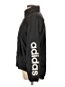 Adidas 100% Polyester Solid Black Windbreaker Size L - photo 5
