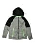 Active by Old Navy 100% Polyester Gray Zip Up Hoodie Size 10 - 12 - photo 1