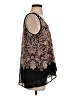 Dex 100% Polyester Black Sleeveless Blouse Size S - photo 4