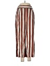 H&M 100% Viscose Stripes Red Casual Pants Size 8 - photo 1