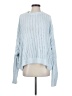 Lovers + Friends 100% Polyester Solid Blue Pullover Sweater Size S - photo 1