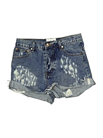 One by One Teaspoon Denim Shorts (view 1)