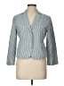 BCBGMAXAZRIA 100% Cotton Stripes Blue Blazer Size L - photo 1