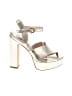 Stuart Weitzman Silver Sandals Size 6 - photo 1
