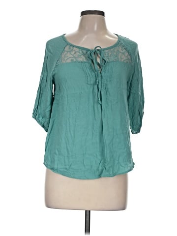 Eyelash Couture 3/4 Sleeve Blouse (view 1)