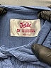Justice Color Block Blue Short Sleeve Button-Down Shirt Size 10 - photo 3
