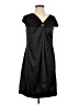 Taylor Solid Black Cocktail Dress Size 2 - photo 1