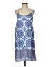 Everly 100% Polyester Paisley Blue Casual Dress Size L - photo 1