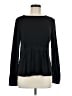 Ann Taylor 100% Polyester Black Long Sleeve T-Shirt Size M - photo 1