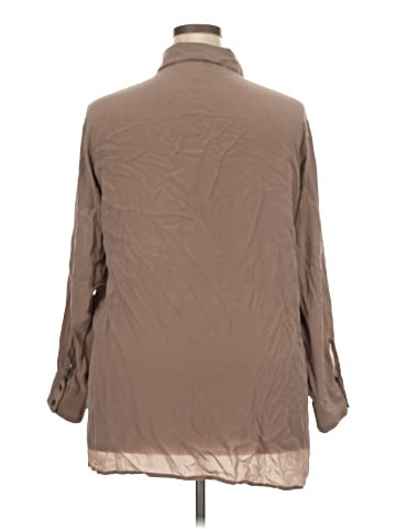 Diana Marco 3/4 Sleeve Silk Top (view 2)