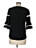 Adrianna Papell Black 3/4 Sleeve Top Size M - photo 2