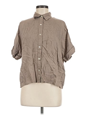 Fun2Fun 3/4 Sleeve Button-Down Shirt (view 1)
