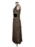 Perceptions Animal Print Brown Black Casual Dress Size 8 - photo 5