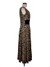 Perceptions Animal Print Brown Black Casual Dress Size 8 - photo 4