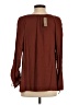 Point Sur Brown Long Sleeve Blouse Size S - photo 2