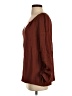 Point Sur Brown Long Sleeve Blouse Size S - photo 5