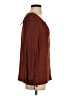 Point Sur Brown Long Sleeve Blouse Size S - photo 4